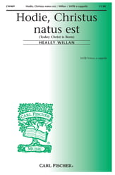 Hodie Christus natus est SATB choral sheet music cover